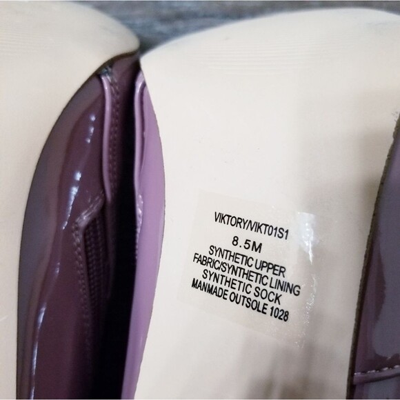 Steve Madden Viktory over the knee Boot in  mauve patent leather - Picture 7 of 7